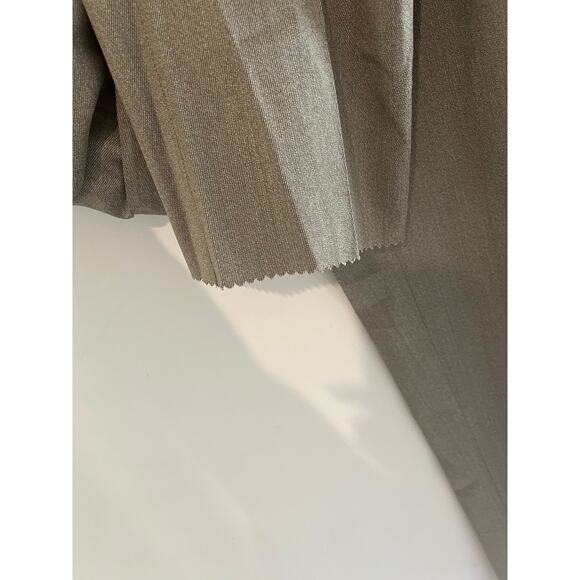 Hickey Freeman Dress Pants Pleated Not Hemmed Light Brown Taupe Size 36 JJ - Picture 6 of 13